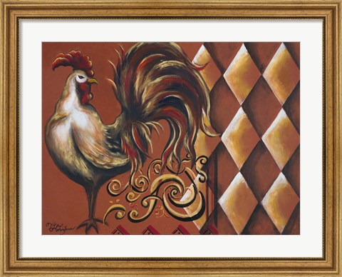 Framed Rules the Roosters I Print