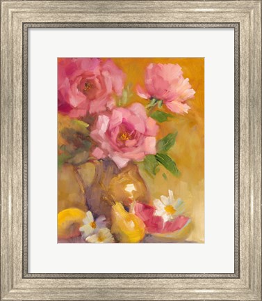 Framed Three Roses Print