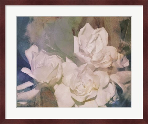 Framed Blush Gardenia Beauty II Print