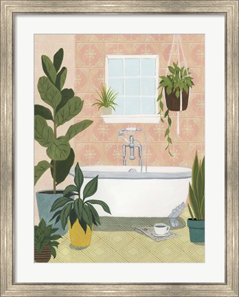 Framed Bathtub Oasis II Print