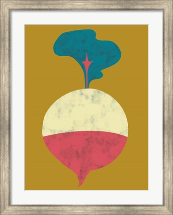 Framed Veggie Party VIII Print