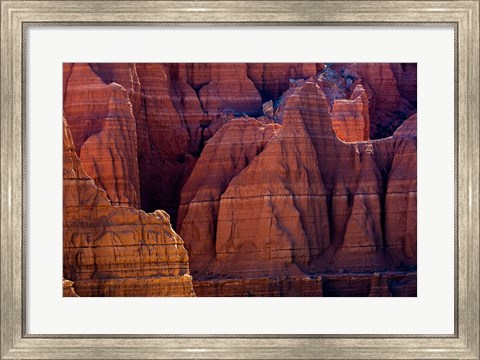 Framed Eroded Cliffs In Capitol Reef National Park, Utah Print
