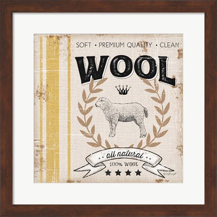 Framed Wool Print