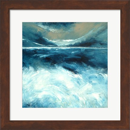 Framed Winter Sea Print