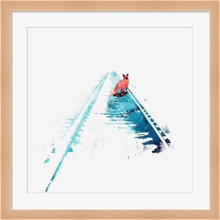 Framed From Nowhere to Nowhere Print