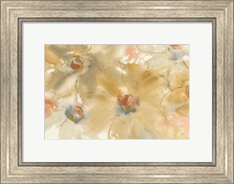 Framed Neutral Blooms Print