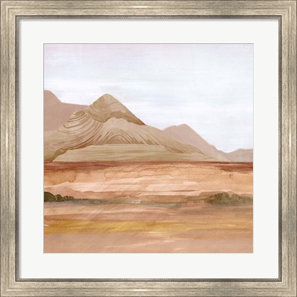 Framed Desert Formation I Print