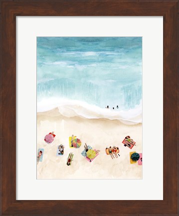 Framed Beach Week II Print