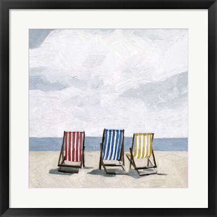 Framed Beach Trip II Print