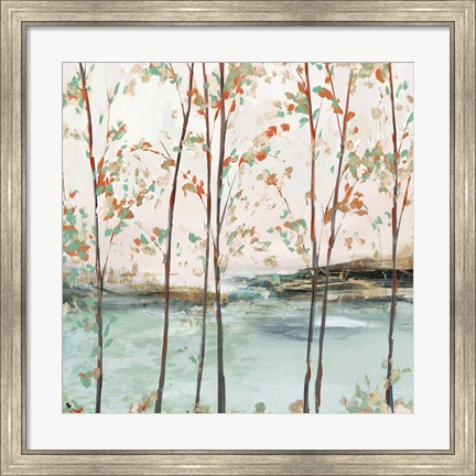 Framed Sage Tree Forest II Print