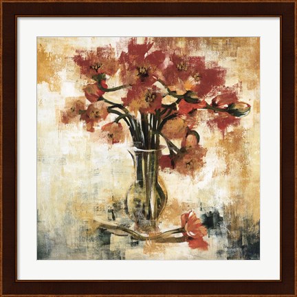 Framed Symphony of Poppies Print