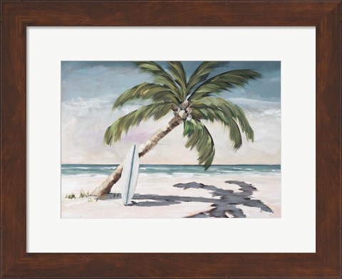 Framed Surfing Paradise Print