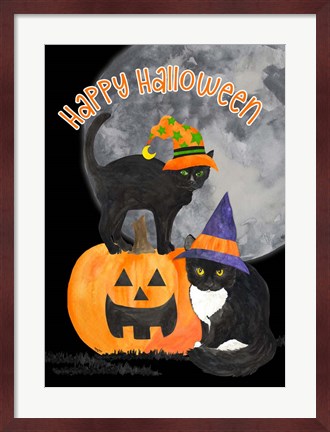 Framed Fright Night Friends - Happy Halloween IV Print