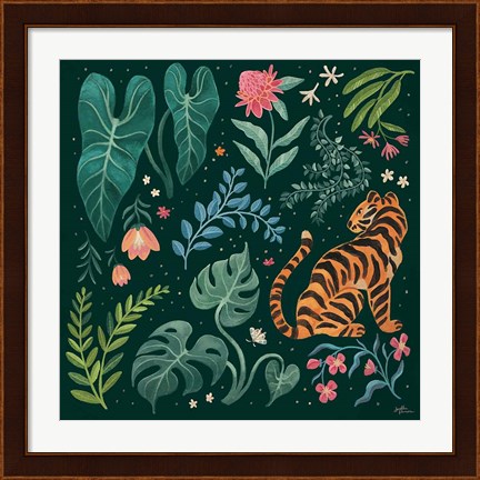 Framed Jungle Love V Print