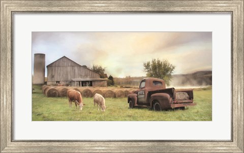 Framed Tioga County Farmland Print