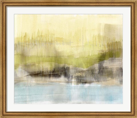 Framed Feathered Fields I Print