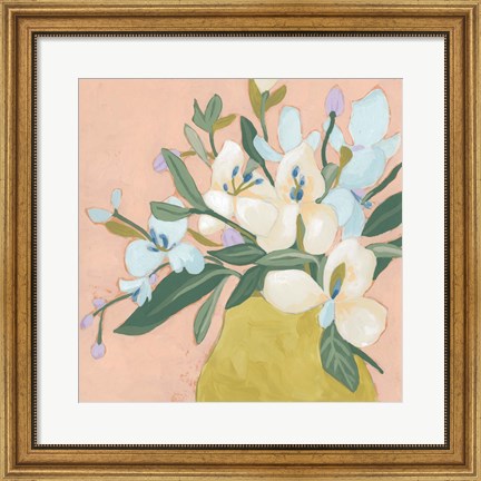 Framed Floral Allure II Print