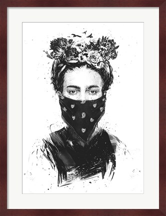 Framed Rebel Girl Print