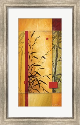 Framed Garden Dance II Print