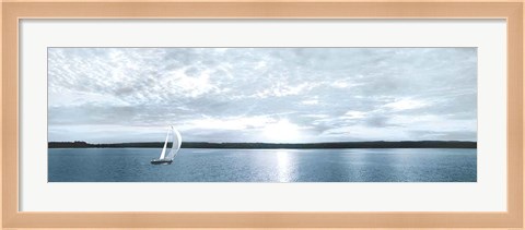 Framed Sunset Sailing Print