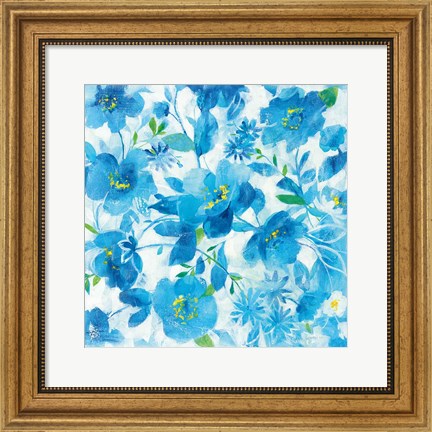 Framed Scattered Floral Print