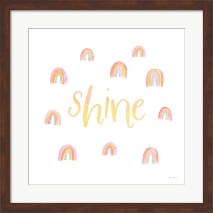 Framed Lets Chase Rainbows XII Print