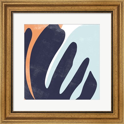 Framed Bright Wave II Print