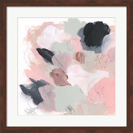 Framed Erica&#39;s Bouquet II Print