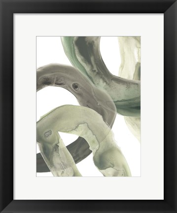 Framed Concentric Lichen VI Print
