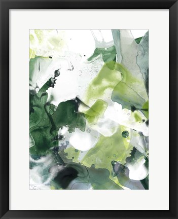 Framed Jungle Marble II Print