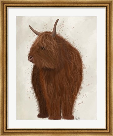 Framed Highland Cow 4, Full Print