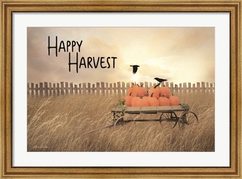 Framed Happy Harvest Print