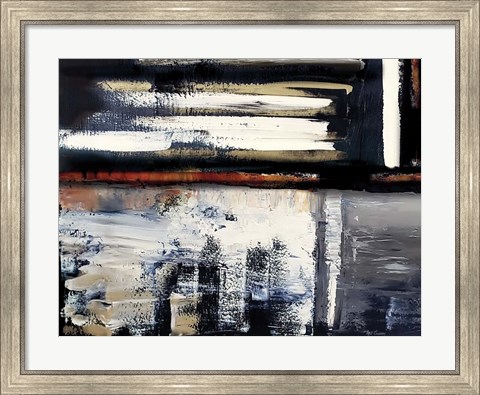 Framed Modern Abstract IV landscape Print