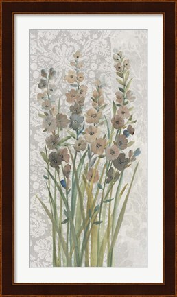 Framed Patch of Wildflowers II Print