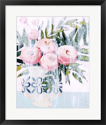 Framed Bleached Bouquet I Print