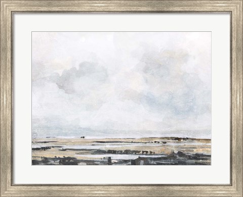 Framed Ocean Inlet I Print