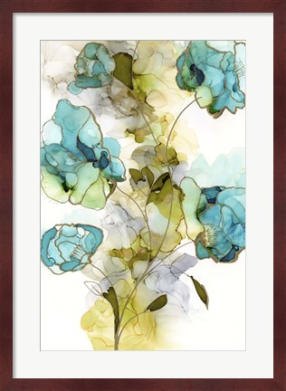 Framed Flower Facets II Print