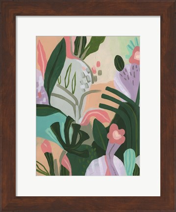Framed Jungle Jigsaw II Print