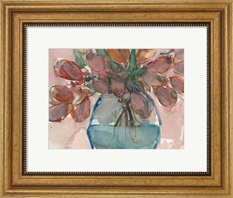 Framed Elegance Bouquet II Print