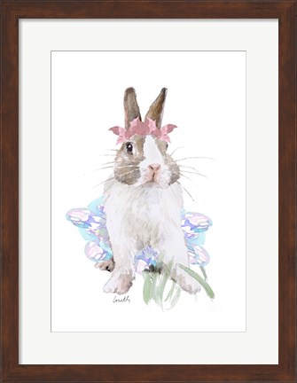 Framed Ballet Bunny IV Print