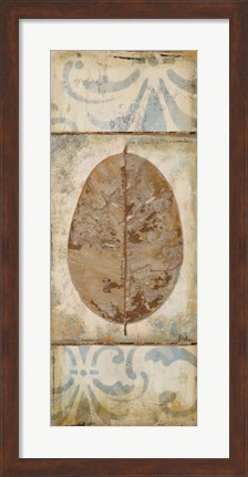 Framed Natural Vertical Panel II Print