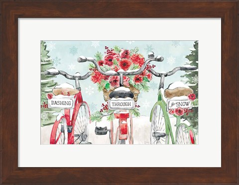 Framed Holiday Ride IV Print