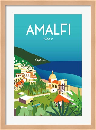 Framed Amalfi Print
