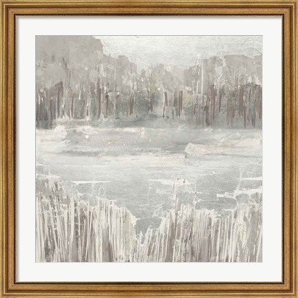 Framed Silver Landscape Neutral Print