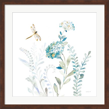 Framed Blues of Summer VII Print