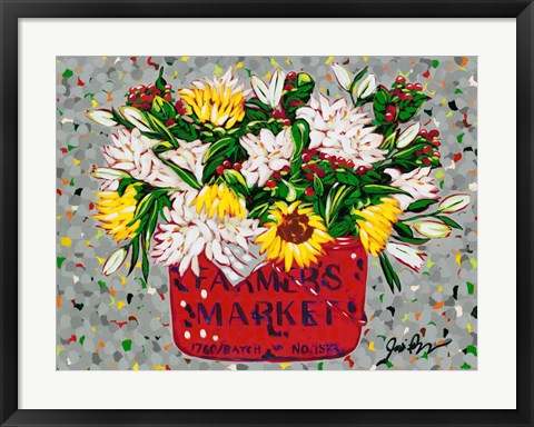 Framed Country Florals Print