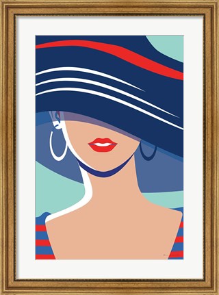 Framed Beach Chic III Print