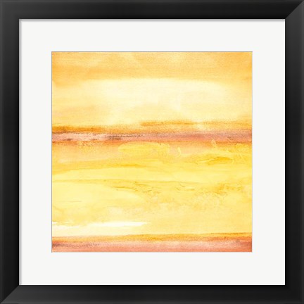 Framed Golden Sands III Print