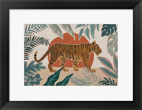 Framed Big Cat Beauty I Print