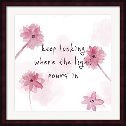 Framed Summer Quote II Print
